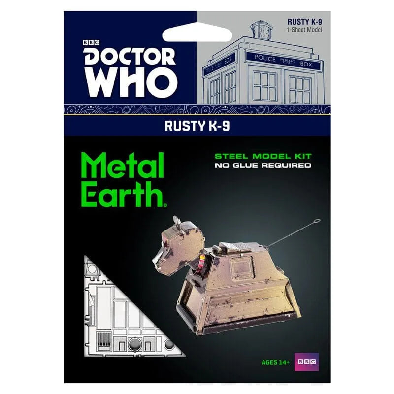 Brain Games LV Mēroga modelis Doctor Who: Rusty K-9, metāla konstruktors