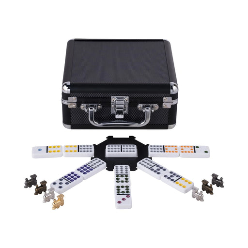 Domino D12 'Mexican Train' BLACK aluminium case