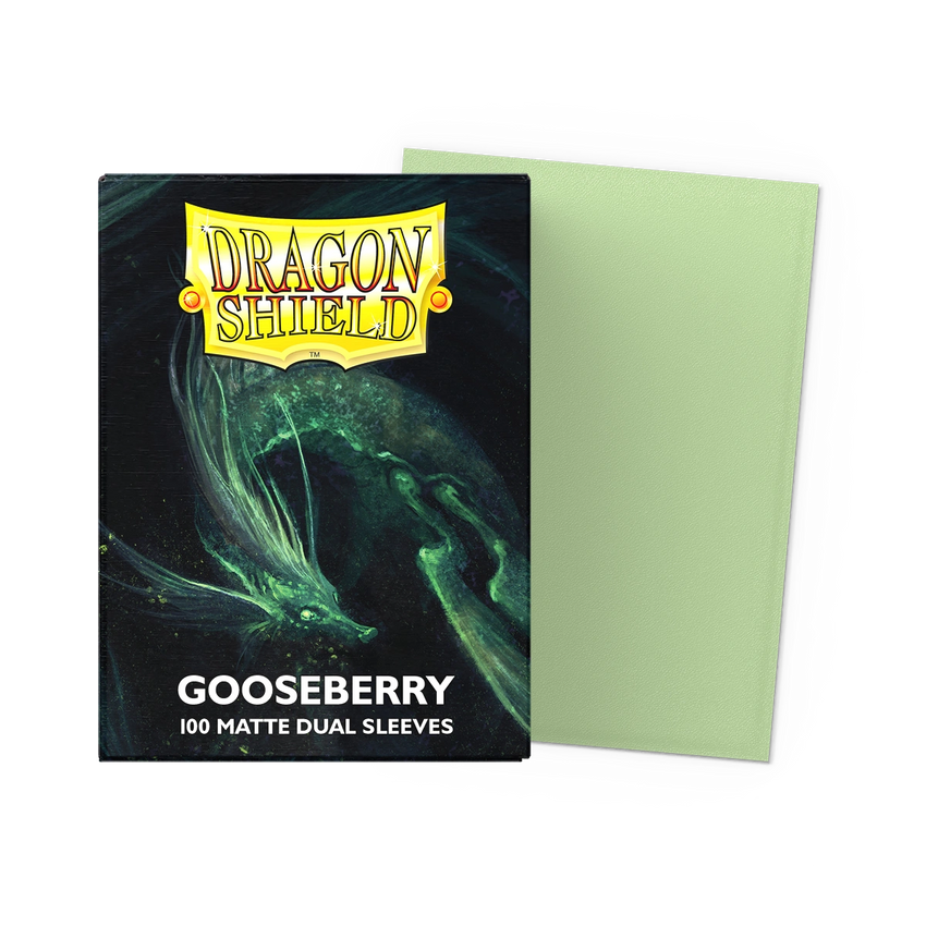 Dragon Shield: Matte Dual Pastels – Gooseberry