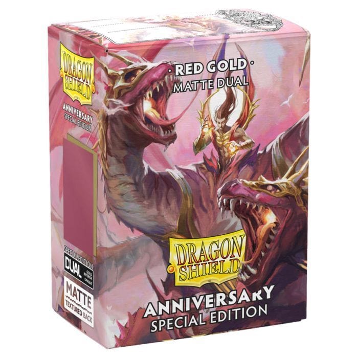 Brain Games LV Dragon Shield: Matte Dual – Pomegranate & Gold