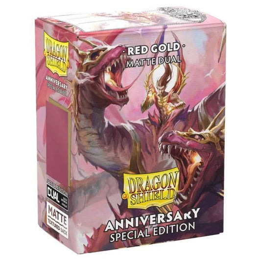 Brain Games LV Dragon Shield: Matte Dual – Pomegranate & Gold
