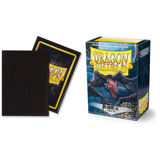 Brain Games LV Dragon Shield - MATTE Sleeves (100) - BLACK
