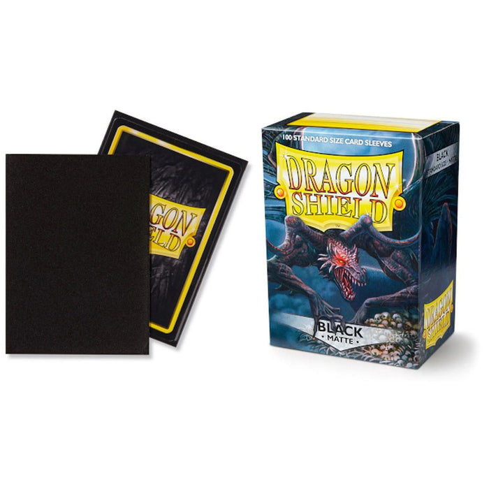 Brain Games LV Dragon Shield - MATTE Sleeves (100) - BLACK