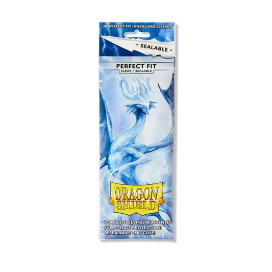 n/a n/a Dragon Shield: Perfect Fit Inner Sleeves – Sealable – Clear/Clear (100)