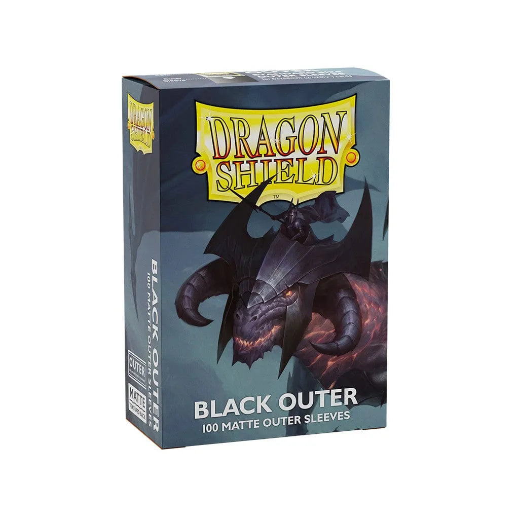 Brain Games LV DS Outer Sleeves Matte Black (100)