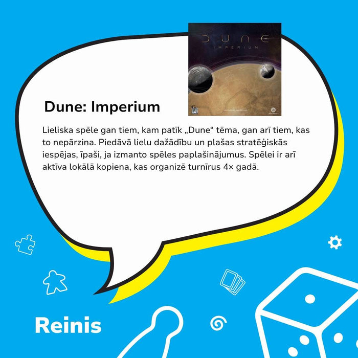 Brain Games LV galda spēles Dune: Imperium