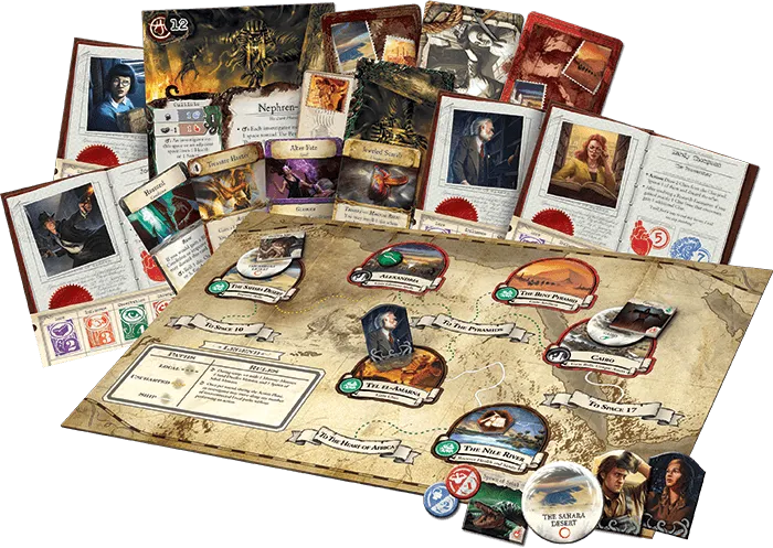n/a galda spēles Eldritch Horror: Under the Pyramids (paplašinājums)