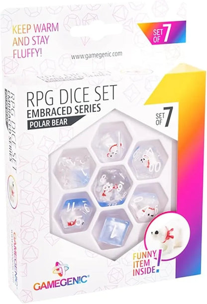 Brain Games LV Embraced Polar Bear RPGDiceSet (7)