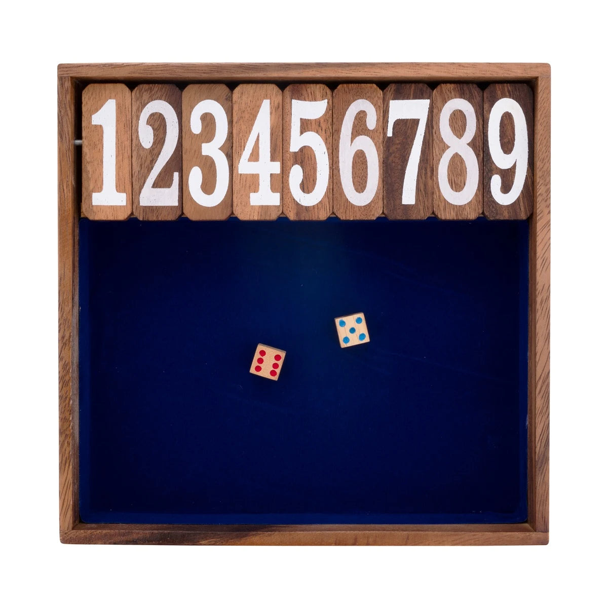 Shut The Box 2 Players -  Blue