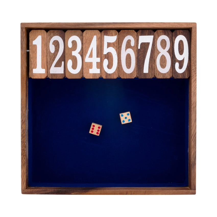 Shut The Box 2 Players -  Blue