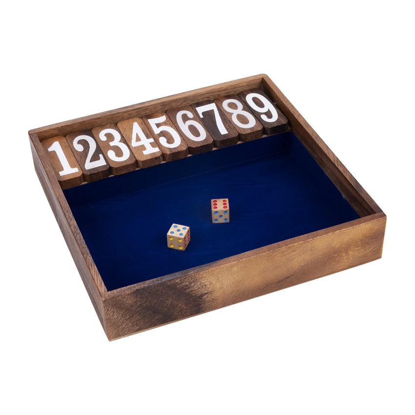 Shut The Box 2 Players -  Blue
