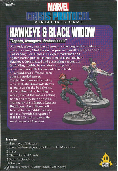 Marvel: Crisis Protocol - Hawkeye &amp; Black Widow, Agent of SHIELD