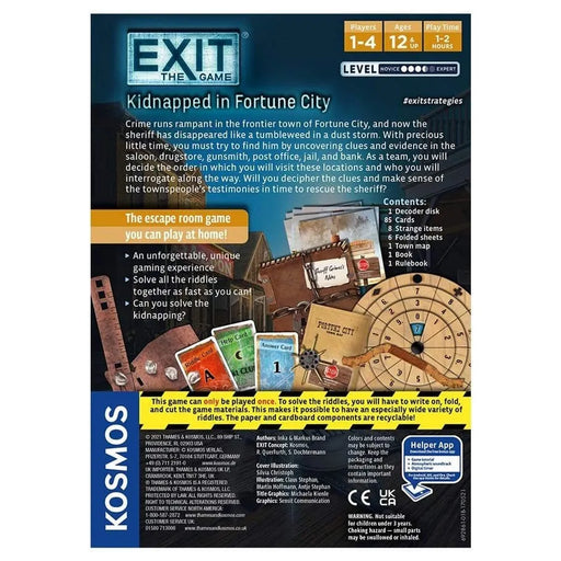 Brain Games LV galda spēles EXIT: Kidnapped in Fortune City