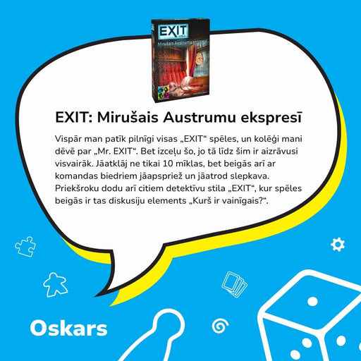 Brain Games Mēneša spēle EXIT: Mirušais Austrumu ekspresī