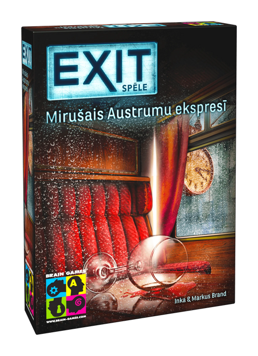 BrainGames galda spēles Latviešu EXIT: Mirušais Austrumu ekspresī