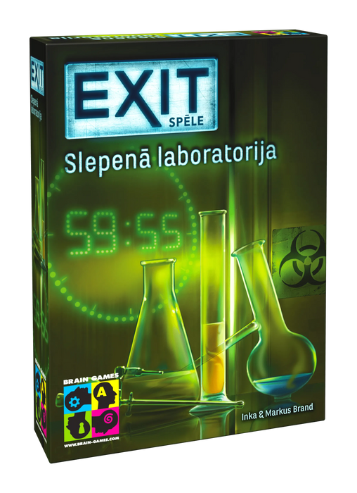 BrainGames galda spēles Latviešu EXIT: Slepenā laboratorija