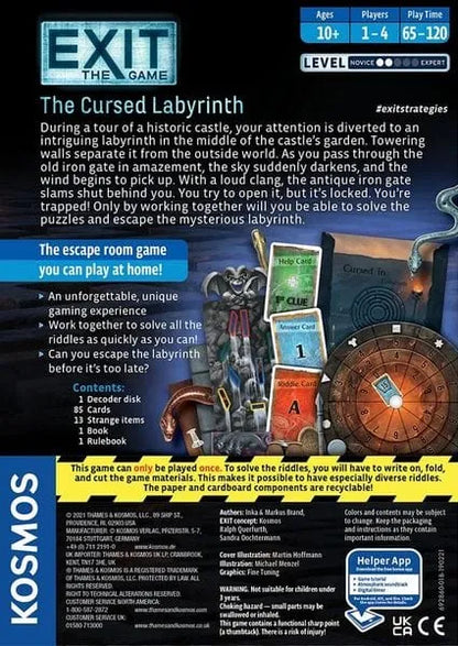 Brain Games LV galda spēles Exit: The Cursed Labyrinth