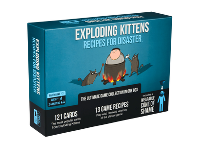 Brain Games LV galda spēles Exploding Kittens Recipes For Disaster