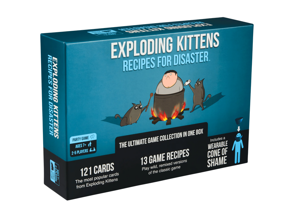 Brain Games LV galda spēles Exploding Kittens Recipes For Disaster