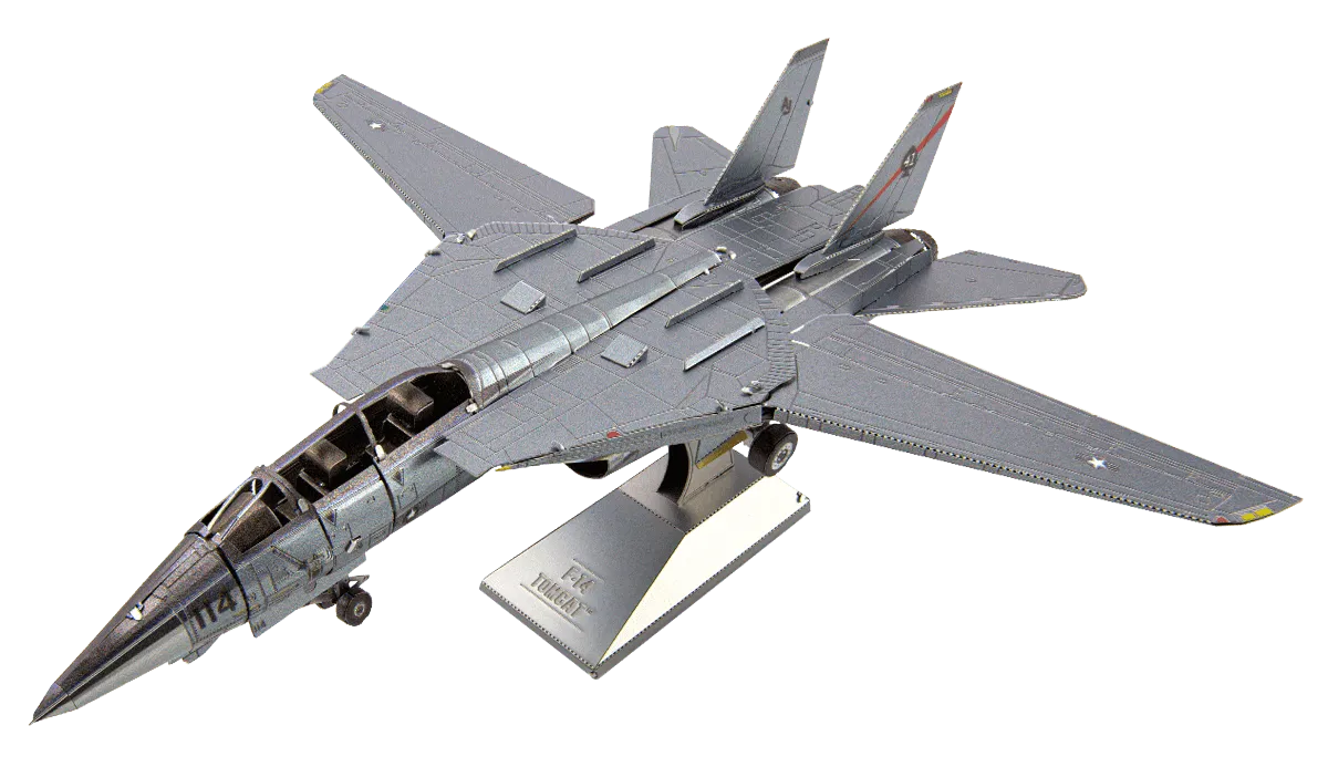 Brain Games LV Mēroga modelis F-14 Tomcat, metāla konstruktors