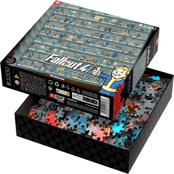 Brain Games LV Fallout 4 Perk Poster Puzzle 1000 pcs