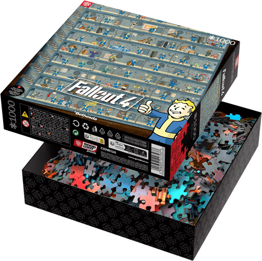 Brain Games LV Fallout 4 Perk Poster Puzzle 1000 pcs