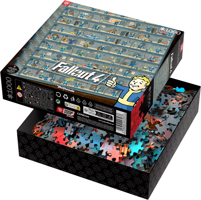 Brain Games LV Fallout 4 Perk Poster Puzzle 1000 pcs