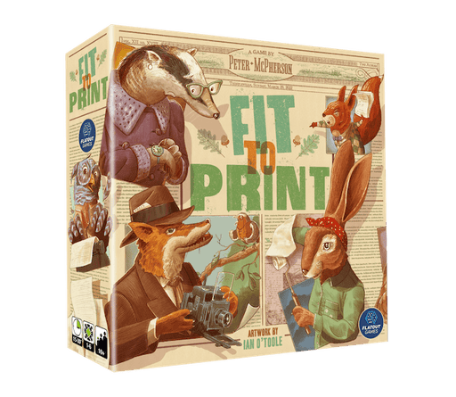 Brain Games galda spēles Fit to Print, Kickstarter Edition