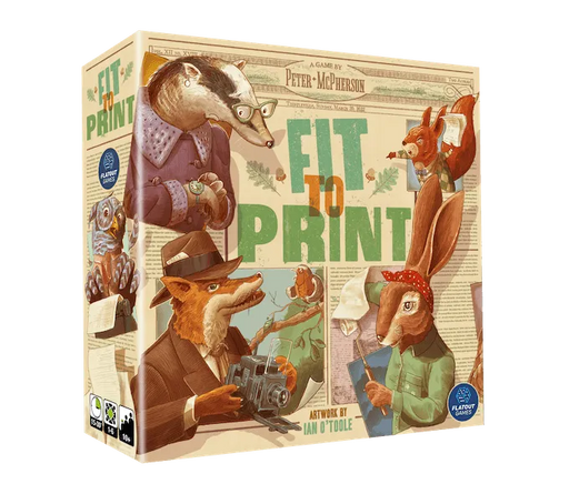 Brain Games galda spēles Fit to Print, Kickstarter Edition