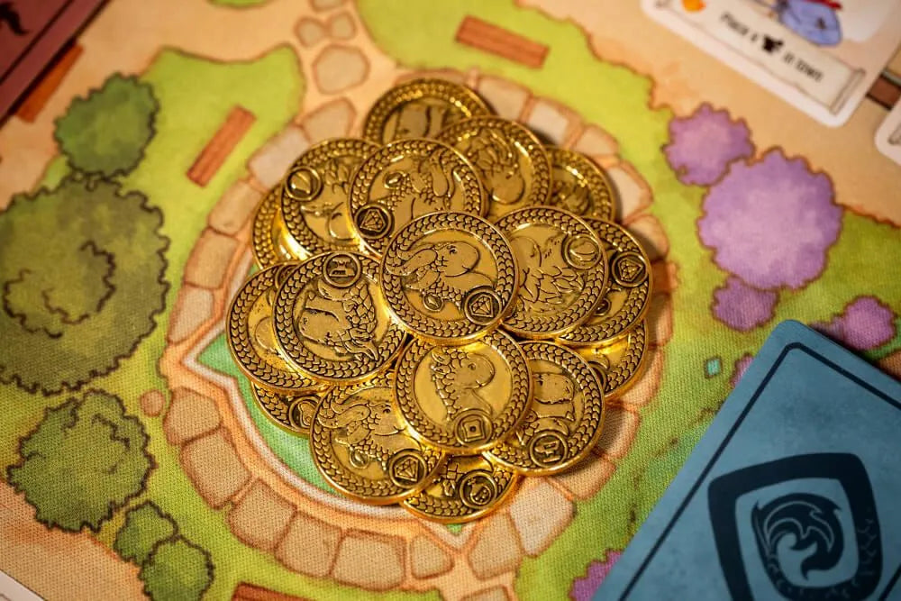 Lucky Duck games Miniatūra FLAMECRAFT NEW METAL COINS