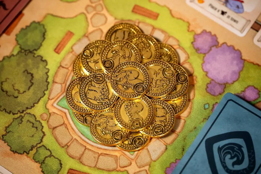 Lucky Duck games Miniatūra FLAMECRAFT NEW METAL COINS