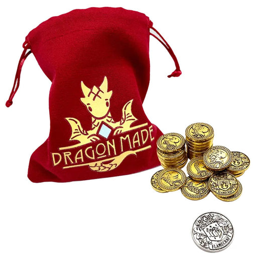 Lucky Duck games Miniatūra FLAMECRAFT NEW METAL COINS