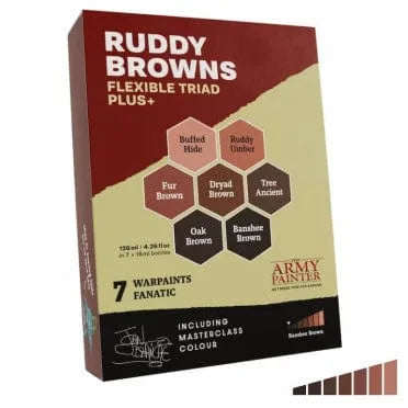 Brain Games LV Krāsošanas piederumi Flexible Triad PLUS+: Ruddy Browns