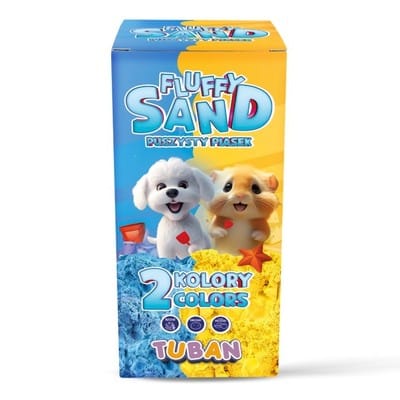 Brain Games LV Fluffy sand - Set - Blue&Yellow - 2 x 70 g