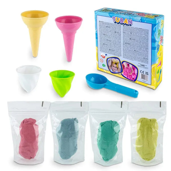 Brain Games LV Fluffy sand - Set - Ice Cream Shop