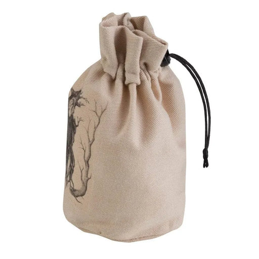 n/a FOREST BEIGE & BLACK DICE POUCH