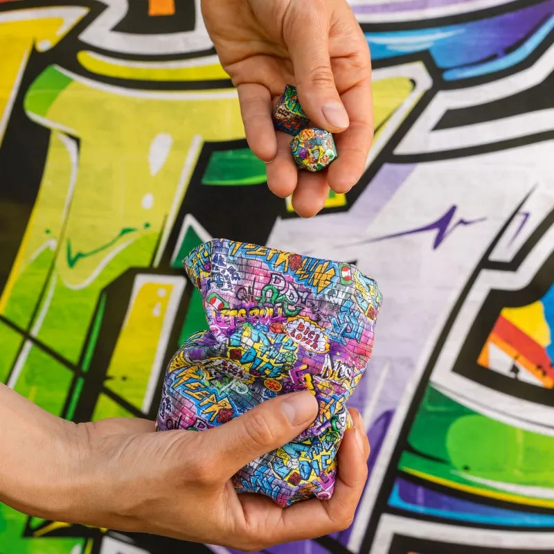 Full Art Dice Pouch: Graffiti