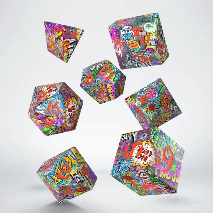 Brain Games LV Full Art Dice Set: Graffiti