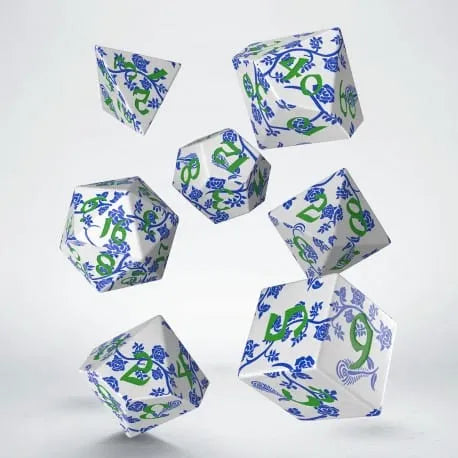 Brain Games LV Full Art Dice Set: Porcelain