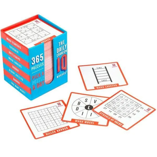 Brain Games LV Prāta mežģi Games Academy Paper; The Daily Cranium IQ Workout