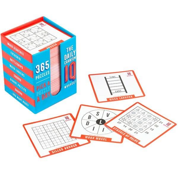 Brain Games LV Prāta mežģi Games Academy Paper; The Daily Cranium IQ Workout