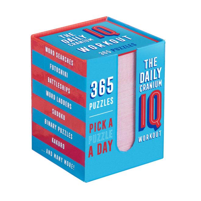 Brain Games LV Prāta mežģi Games Academy Paper; The Daily Cranium IQ Workout