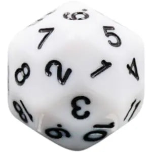 30-Sided Countdown Die – White