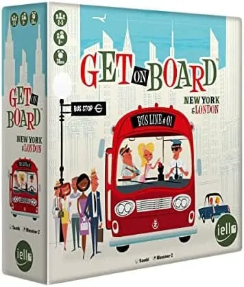 Brain Games LV galda spēles Get on Board: New York & London
