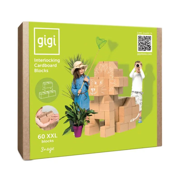 Brain Games LV GIGI Bloks 60 XXL milzu rotaļkluči