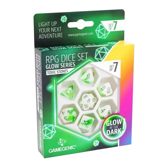 n/a Glow Venom Stones RPG DiceSet (7)