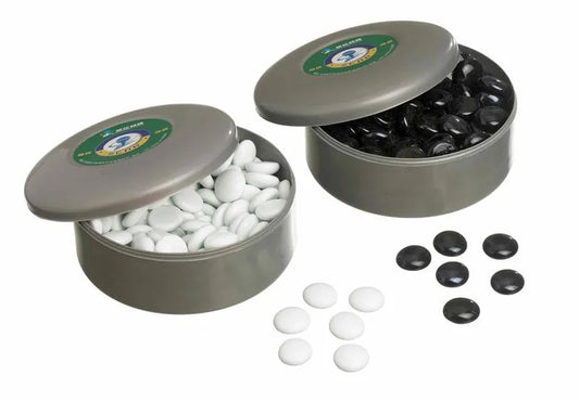 Brain Games LV GO glass stones, black and white