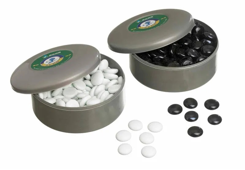 Brain Games LV GO glass stones, black and white