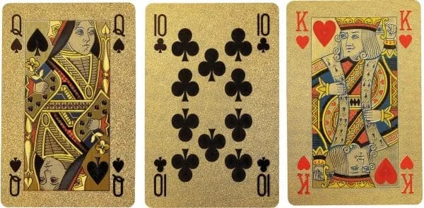 n/a Klasiskās spēles GOLD Waddington playing cards