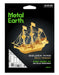 Brain Games LV Mēroga modelis Golden Hind, Gold Version, metāla konstruktors
